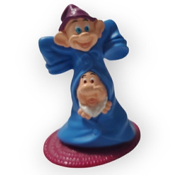 Vintage Lot of 8 McDonald's Happy Meal Toy Snow White & The 7 Dwarves PRE-OWNED - Picture 7 of 7